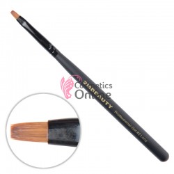Pensula de unghii 2M Black Beauty pentru gel  din par natural Long DREPT nr. 2